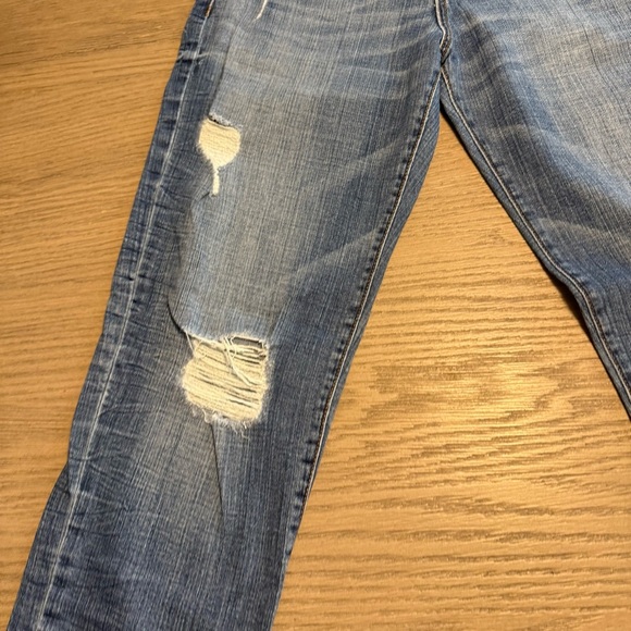 Banana Republic Boyfriend Distressed Jeans Sz 27 Relaxed Fit 90s Bohemian Modern - Picture 4 of 11